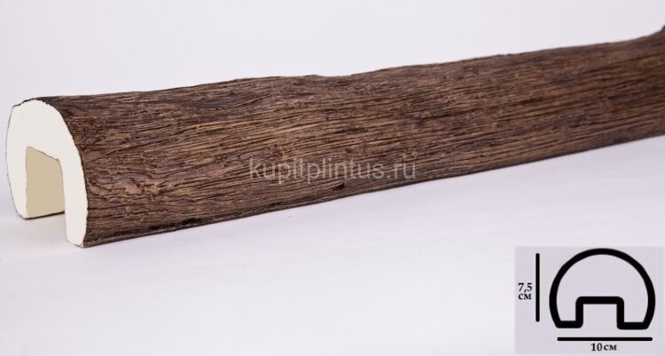 Заказать Декоративная балка из полиуретана 75х100 мм Уникс Ретро Р1 Дуб 3 м Заказать Декоративная балка из полиуретана 75х100 мм Уникс Ретро Р1 Дуб 3 м
