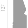 Заказать Плинтус напольный ЛДФ 19х127 мм Ultrawood Base 015 2,44 м 