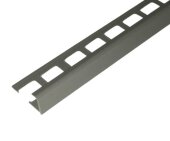 Раскладка для плитки наружная 10 мм Идеал Deconika Д-Пл10-Н 005-0 серый глянцевый 2.5 м Раскладка для плитки наружная 10 мм Идеал Deconika Д-Пл10-Н 005-0 серый глянцевый 2.5 м