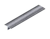 Профиль T-образный алюминиевый плоский 10 мм NEEXY PV101-45 BBS-D серебро блестящее браш 2.7 м