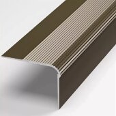 Порог угловой из алюминия Д14 Бронза РЕ (анодированный) 2,7 м Порог угловой из алюминия Д14 Бронза РЕ (анодированный) 2,7 м