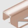 Заказать Алюминиевый П-профиль для ступеней с рифлением 20х12 мм PV52-15 розовый блестящий 2,7 м Заказать Алюминиевый П-профиль для ступеней с рифлением 20х12 мм PV52-15 розовый блестящий 2,7 м