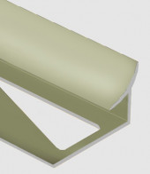 Алюминиевый профиль для плитки внутренний 12 мм Gunsen PV29-17 титан блестящий 2,7 м