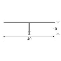 Заказать Профиль Т-образный алюминиевый ПТ-40 цвет 208 Сосна полярная 2,7 м Заказать Профиль Т-образный алюминиевый ПТ-40 цвет 208 Сосна полярная 2,7 м