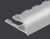 Гибкий C-профиль алюминиевый для плитки 10 мм PV11-00 натуральный 2,7 м Гибкий C-профиль алюминиевый для плитки 10 мм PV11-00 натуральный 2,7 м