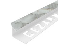 Внутренний угол ПВХ для плитки 12 мм Cezar 204 Темно-серый мрамор 2,5 м Внутренний угол ПВХ для плитки 12 мм Cezar 204 Темно-серый мрамор 2,5 м