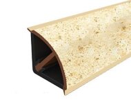 Плинтус для столешницы 14х14 Cezar Mini выпуклый 016 Капучино 3 м Плинтус для столешницы 14х14 Cezar Mini выпуклый 016 Капучино 3 м