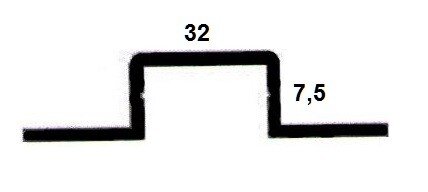 Заказать Алюминиевый Омега-профиль ОП-001 32х7,5х13х1 мм 3 м Заказать Алюминиевый Омега-профиль ОП-001 32х7,5х13х1 мм 3 м