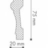 Заказать Молдинг NMC Wallstyl WL6 75х20 2 м Заказать Молдинг NMC Wallstyl WL6 75х20 2 м