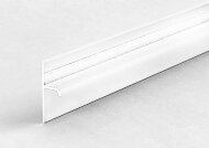 Алюминиевый плинтус теневой под гипсокартон ПТ-1/20 белый матовый 3м Алюминиевый плинтус теневой под гипсокартон ПТ-1/20 белый матовый 3м