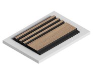 Стеновая панель 12х120 мм HiWood LV128 BR417K под дерево 2,7 м Стеновая панель 12х120 мм HiWood LV128 BR417K под дерево 2,7 м