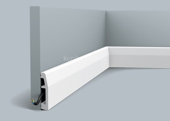 Заказать Плинтус с кабель-каналом Orac Decor Duropolymer SX125 2 м Заказать Плинтус с кабель-каналом Orac Decor Duropolymer SX125 2 м