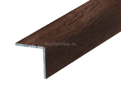Заказать Уголок 20х20 мм алюминиевый Л Орех (ламинированный) 2,7 м Заказать Уголок 20х20 мм алюминиевый Л Орех (ламинированный) 2,7 м