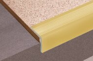 Угловой порог из анодированного алюминия Д19 Золото КЕ 2,7 м Угловой порог из анодированного алюминия Д19 Золото КЕ 2,7 м