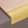 Заказать Угловой порог из анодированного алюминия Д19 Золото КЕ 2,7 м 