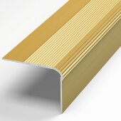 Порог угловой из алюминия Д14 Золото КЕ (анодированный) 2,7 м Порог угловой из алюминия Д14 Золото КЕ (анодированный) 2,7 м