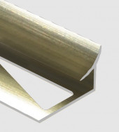 Алюминиевый профиль для плитки внутренний 12 мм Gunsen PV29-13 песок блестящий 2,7 м