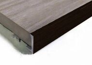 Алюминиевый L-профиль 10 мм ПО-Г10 Черный матовый браш 2,7 м Алюминиевый L-профиль 10 мм ПО-Г10 Черный матовый браш 2,7 м