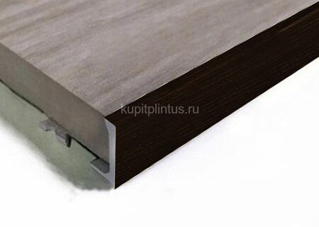 Заказать Алюминиевый L-профиль 10 мм ПО-Г10 Черный матовый браш 2,7 м 