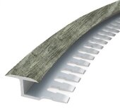 Профиль Т-образный гибкий 16 мм MP30 из ламинированного алюминия 47 Дуб графитовый 2,7 м Профиль Т-образный гибкий 16 мм MP30 из ламинированного алюминия 47 Дуб графитовый 2,7 м