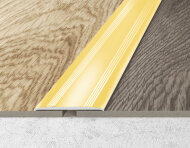 Алюминиевый порог плоский с рифлением 35 мм Effector A 08-00 Золото 2,7 м Алюминиевый порог плоский с рифлением 35 мм Effector A 08-00 Золото 2,7 м