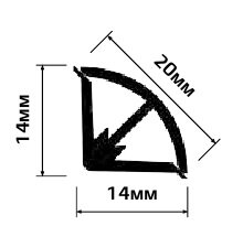 Заказать Плинтус для столешницы 14х14 Cezar Mini выпуклый 015 Песок 3 м Заказать Плинтус для столешницы 14х14 Cezar Mini выпуклый 015 Песок 3 м