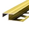 Заказать Алюминиевый профиль закладной угловой по-183 золото матовое 2,7 м Заказать Алюминиевый профиль закладной угловой по-183 золото матовое 2,7 м