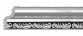 Потолочный карниз Decomaster Эрмитаж 148B-63 Серебро-черный 45х30х2400 мм