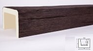Декоративная балка из полиуретана 70х90 мм Уникс Модерн М9 Темный дуб 2 м