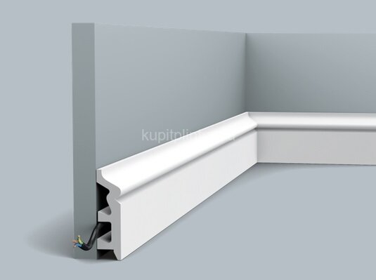 Заказать Плинтус с кабель-каналом Orac Decor Duropolymer SX122 2 м 