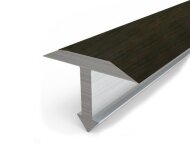 Декорированный Т-профиль из алюминия Т-14 КД Венге 2,7 м Декорированный Т-профиль из алюминия Т-14 КД Венге 2,7 м