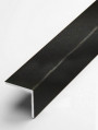 Алюминиевый уголок защитный 15х15 мм прямой PV73-18 черный матовый 2,7 м