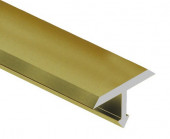 Профиль Т-образный алюминий 26 мм (плоский) Gunsen PV39-12 песок матовый 2,7 м
