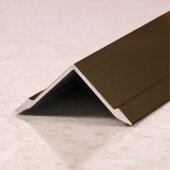 Порог угловой из алюминия ПО-21х21 бронза матовая 2,7 м Порог угловой из алюминия ПО-21х21 бронза матовая 2,7 м