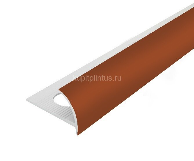 Заказать Внешний профиль ПВХ для плитки 9 мм Cezar 132 Кирпичный 2,5 м Заказать Внешний профиль ПВХ для плитки 9 мм Cezar 132 Кирпичный 2,5 м