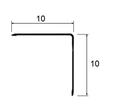 Заказать Угол защитный 10х10 мм алюминий PV60-07 Бронза блестящая 2,7 м Заказать Угол защитный 10х10 мм алюминий PV60-07 Бронза блестящая 2,7 м