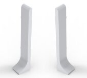 Заглушки для напольного плинтуса Мега-Трейд ЛП-60з Серебристые (кмп 2 штуки левая+правая) Заглушки для напольного плинтуса Мега-Трейд ЛП-60з Серебристые (кмп 2 штуки левая+правая)