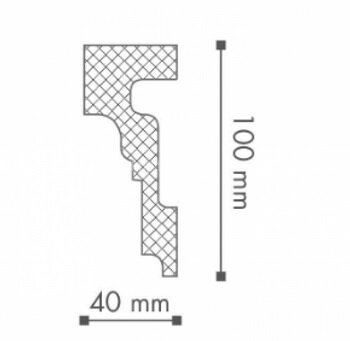 Заказать Молдинг NMC Wallstyl WL4 100х40 2 м 