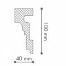 Заказать Молдинг NMC Wallstyl WL4 100х40 2 м 