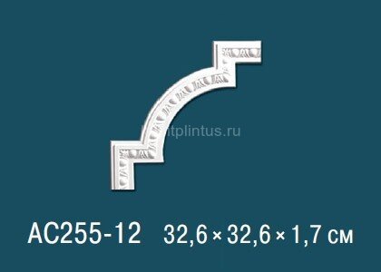 Заказать Угловой элемент с орнаментом Перфект AC255-12 326х326 мм 