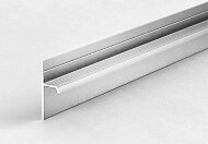 Алюминиевый плинтус теневой под гипсокартон ПТ-1/20 сырой алюминий 3м Алюминиевый плинтус теневой под гипсокартон ПТ-1/20 сырой алюминий 3м