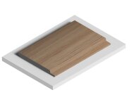 Стеновая панель 12х120 мм HiWood LV127 BR417 под дерево 2,7 м Стеновая панель 12х120 мм HiWood LV127 BR417 под дерево 2,7 м