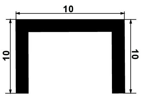 Заказать Бордюрный профиль (П-образный) из латуни Yakamoz ЛП-10х10х10 латунь хром 2,7 м Заказать Бордюрный профиль (П-образный) из латуни Yakamoz ЛП-10х10х10 латунь хром 2,7 м