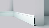 Напольный плинтус NMC Wallstyl FL14 белый 140х15 мм 2 м