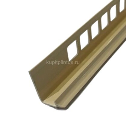 Заказать Раскладка для плитки внутренняя 10 мм Идеал Deconika Д-Пл10-В 008-0 слоновая кость глянцевая 2.5 м 