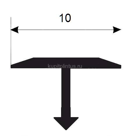 Заказать Латунный полированный Т-профиль 10х8 мм SP10 3 м Заказать Латунный полированный Т-профиль 10х8 мм SP10 3 м