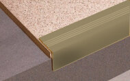 Порог угловой из анодированного алюминия Д9 Бронза РЕ 2,7 м