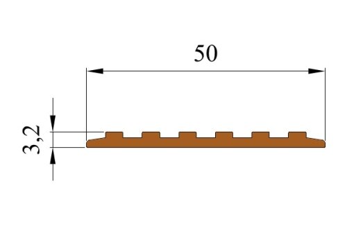 Заказать Лента противоскользящая самоклеящаяся из термоэластопласта Не Падай 50 Желтая 