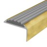 Заказать Угловой порог алюминиевый противоскользящий 22х42 мм Д01 КР люкс Золото (серая вставка) 2,7 м Заказать Угловой порог алюминиевый противоскользящий 22х42 мм Д01 КР люкс Золото (серая вставка) 2,7 м