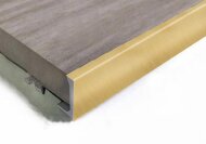 Алюминиевый L-профиль 10 мм ПО-Г10 Бронза глянцевая светлая браш 2,7 м Алюминиевый L-профиль 10 мм ПО-Г10 Бронза глянцевая светлая браш 2,7 м